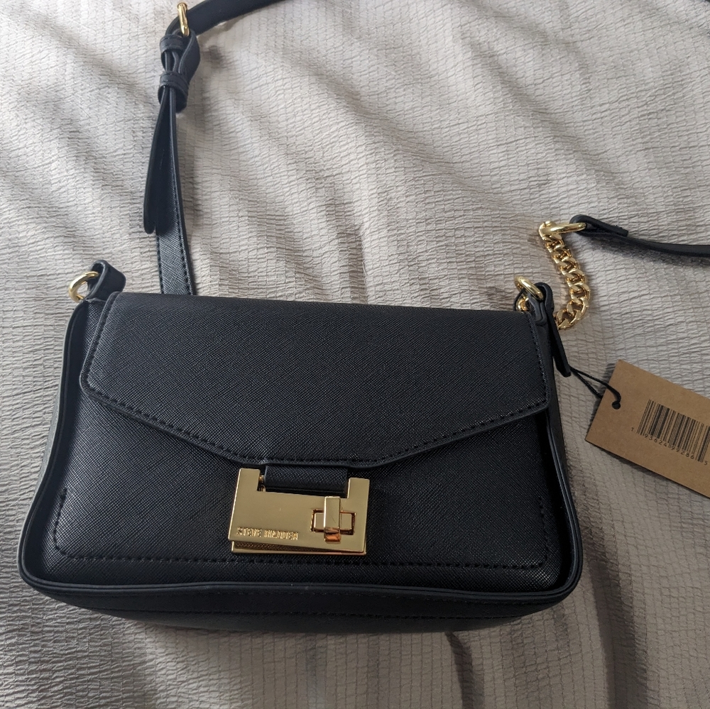 NWOT Steve Madden Black Crossbody Purse